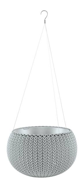Кашпо Cozies M подвесное Cloudy grey 913