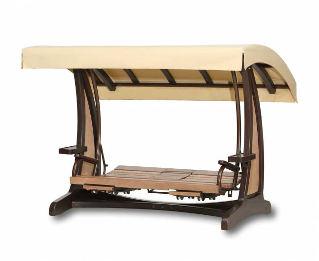 Качели садовые "Валенсия III" Премиум (лиственница) Качели садовые "Валенсия III" Премиум (лиственница)