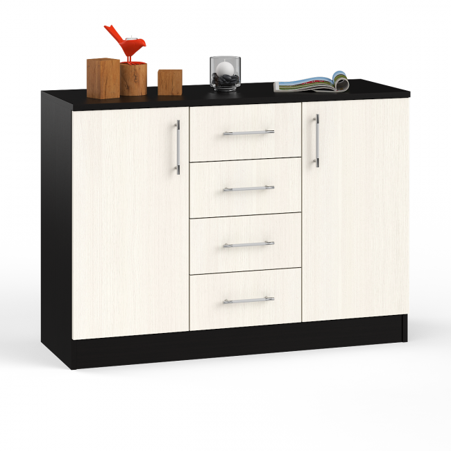 Комод СВК № 2, цвет венге/дуб лоредо Комод СВК № 2, цвет венге/дуб лоредо