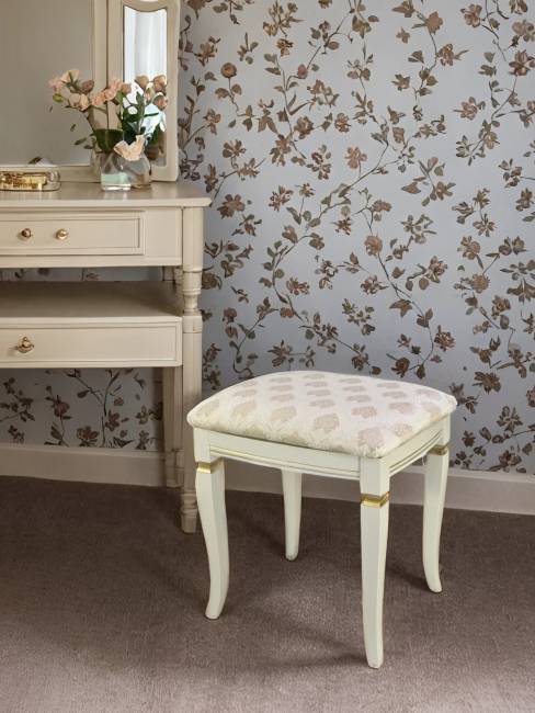 Банкетка Васко В 106Н слоновая кость/золото, Маркус ваниль