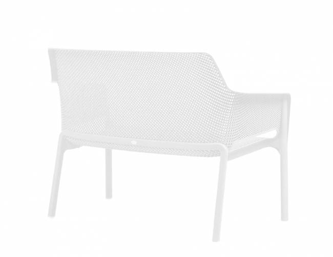 Диван пластиковый Net Bench белый 1160х700х860 мм Диван пластиковый Net Bench белый 1160х700х860 мм