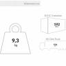 Подстолье пластиковое Air Legs Small черный 580х580х725 мм