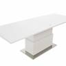 Стол-трансформер Левмар Slide D78/S95 белый/ опоры сатинированная сталь Стол-трансформер Левмар Slide D78/S95 белый/ опоры сатинированная сталь