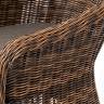 "Равенна" лаунж-зона из искусственного ротанга, цвет коричневый