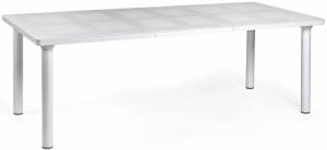 Стол пластиковый раздвижной Libeccio белый 1600-2200х740х1000 мм Стол пластиковый раздвижной Libeccio белый 1600-2200х740х1000 мм