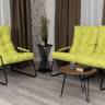 Диван Ergo/Эрго рогожка с водоотталкивающей пропиткой, Лайм салатовый рогожка с водоотталкивающей пропиткой
