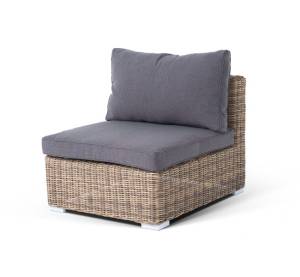 "Лунго" модуль диванный прямой с подушками, цвет соломенный "Лунго" модуль диванный прямой с подушками, цвет соломенный