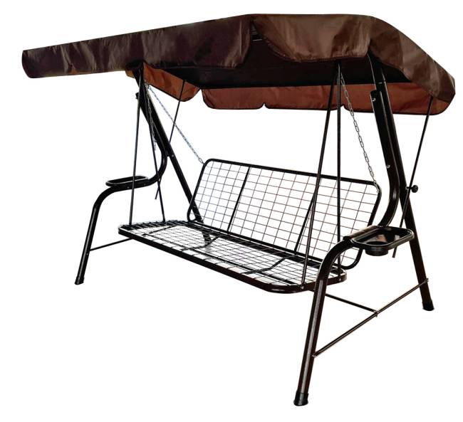 Качели садовые "Лотос" графит