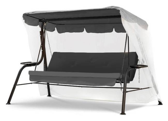 Качели садовые "Лотос" графит