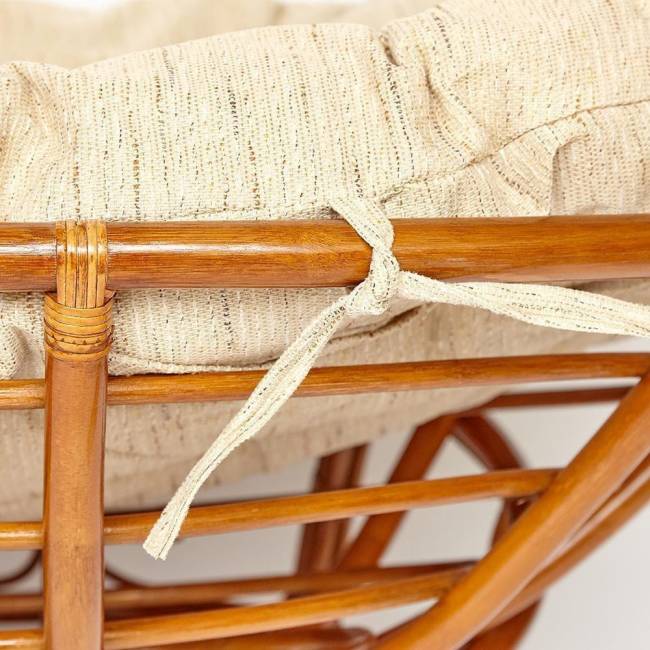 Диван MAMASAN/МАМАСАН 23/02 W /с подушкой/ подушка 182х119 см, 169х102х80 см, Cognac (коньяк), ткань, Старт Cognac (коньяк)