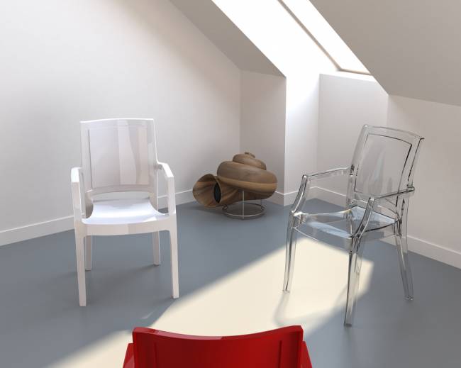 Кресло прозрачное Arthur прозрачный 560х600х910 мм Кресло прозрачное Arthur прозрачный 560х600х910 мм