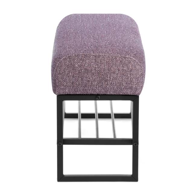 Банкетка-обувница Charli Lux/Чарли Люкс велюр/букле, VT shape wood rose какао велюр/букле Банкетка-обувница Charli Lux/Чарли Люкс велюр/букле, VT shape wood rose какао велюр/букле