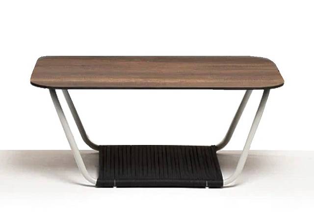 "Глория" журнальный стол 90х60см из HPL, цвет "дуб" "Глория" журнальный стол 90х60см из HPL, цвет "дуб"