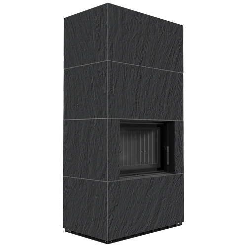 Каминокомплект Kratki PRO FLOKI NATURALI ARDESIA NERO A SPACCO