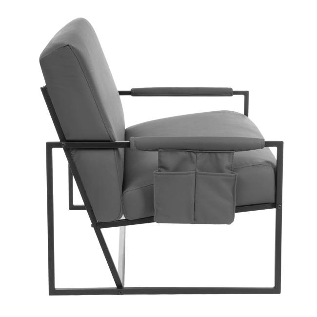 Диван Charli LUX/Чарли Люкс экокожа , Sharp Графит Sharp Графит экокожа Диван Charli LUX/Чарли Люкс экокожа , Sharp Графит Sharp Графит экокожа