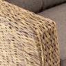 "Капучино" диван из искусственного ротанга (гиацинт) двухместный, цвет соломенный "Капучино" диван из искусственного ротанга (гиацинт) двухместный, цвет соломенный