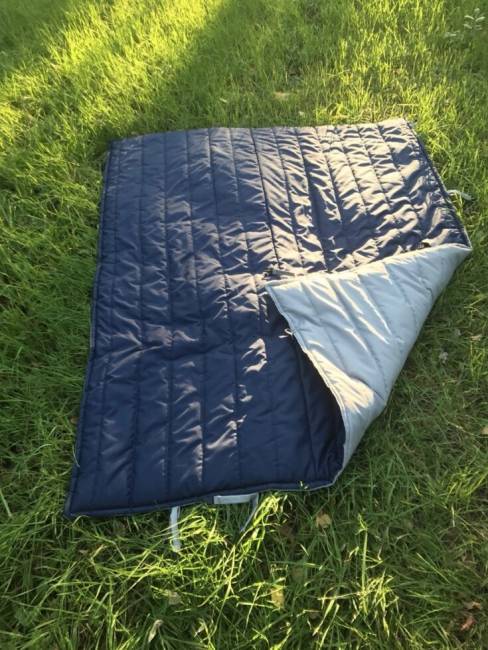 Двухсторонний Матрас-накидка Мелания, синий,190 х 150