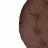 23/01 Матрац для кресла "Папасан" ткань, коричневый, C 26 коричневый ткань