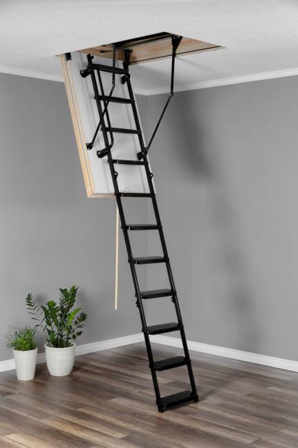 Чердачная складная лестница Metal T3 SUPER