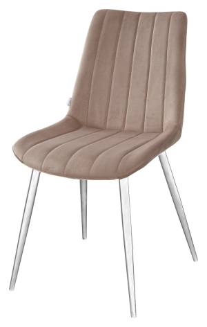 Стул FLIP бежевый, велюр G108-74 / белый каркас М-City Стул FLIP бежевый, велюр G108-74 / белый каркас М-City