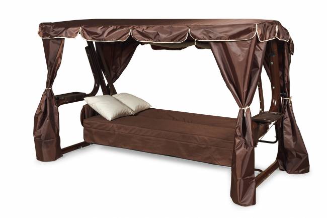 Садовые качели Нирвана 76 PREMIUM шоколад