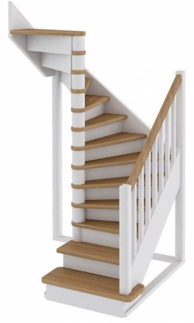 Деревянная лестница ЛС-05м под покраску Деревянная лестница ЛС-05м под покраску
