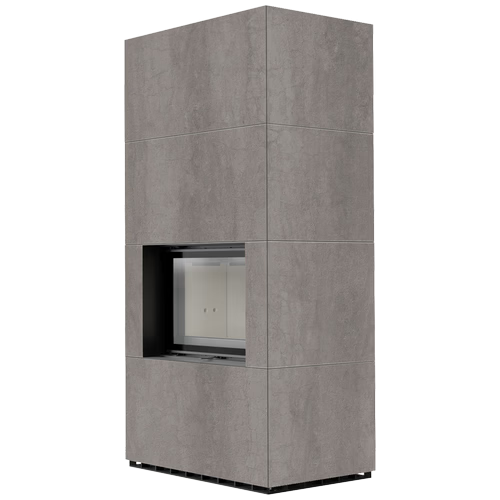 Каминокомплект Kratki PRO FLOKI NATURALI PIETRA DI SAVOIA GRIGIA BOCCIARDATA