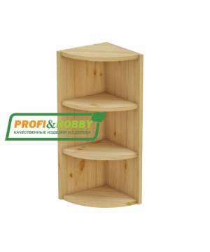 Шкаф-стеллаж заверш 280 х 280 х 720 открытый, сосна, без покраски Шкаф-стеллаж заверш 280 х 280 х 720 открытый, сосна, без покраски