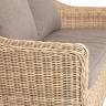 "Кон Панна" диван из искусственного ротанга двухместный, цвет соломенный "Кон Панна" диван из искусственного ротанга двухместный, цвет соломенный