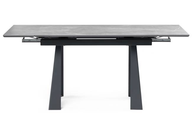 Обеденный стол Бэйнбрук 120х80х76 серый мрамор / графит Обеденный стол Бэйнбрук 120х80х76 серый мрамор / графит