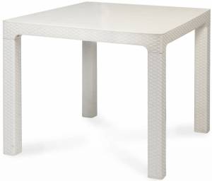 Стол пластиковый Arizona белый 900х900х750 мм