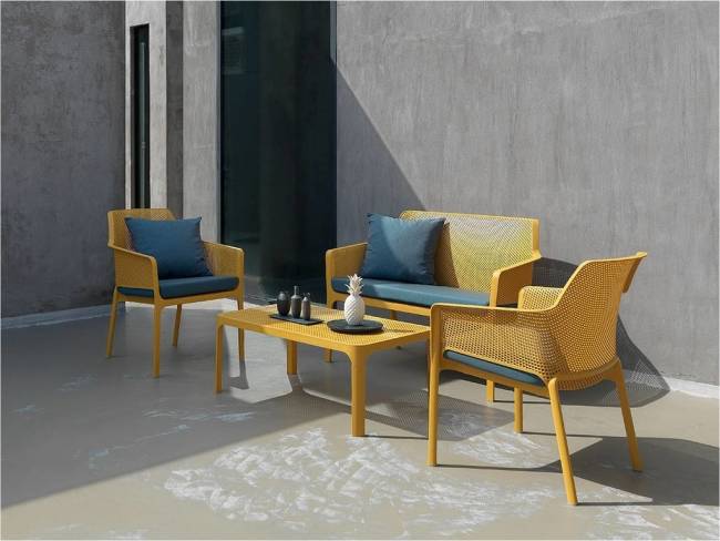 Подушка для кресла Net Relax деним 525х570х75 мм Подушка для кресла Net Relax деним 525х570х75 мм