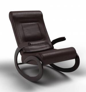 Кресло-качалка Мальта, экокожа венге Кресло-качалка Мальта, экокожа венге