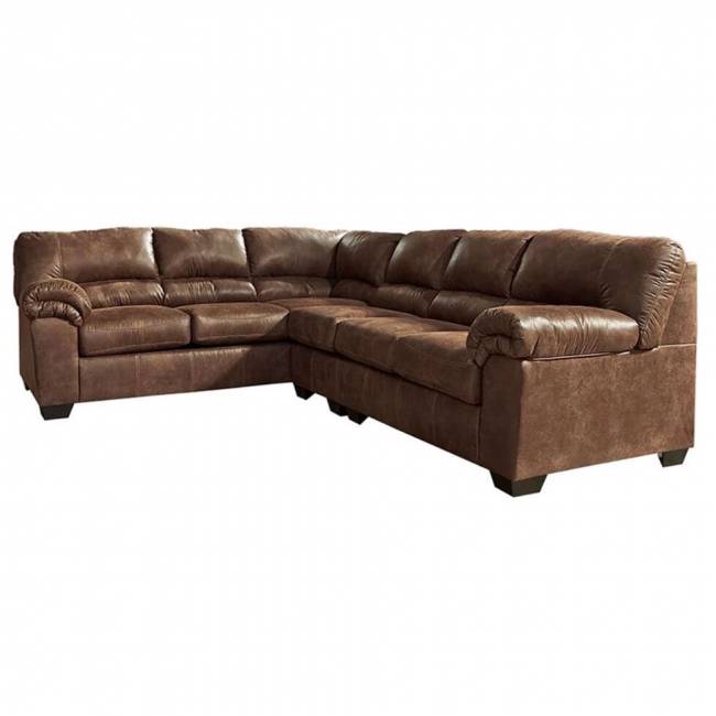 Диван "Bladen" угловой, коричневый  (пр. мод.+ лев. мод.+ кресло)