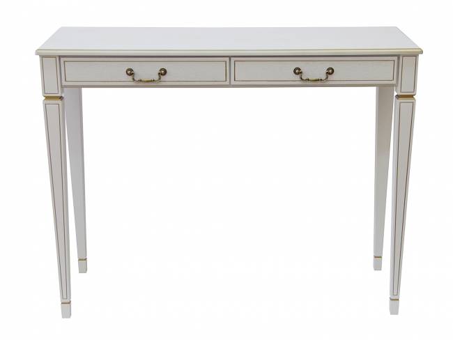 Консоль Васко В 91Н белый ясень/золото Консоль Васко В 91Н белый ясень/золото