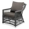 "Гранд Латте" кресло из искусственного ротанга, цвет графит "Гранд Латте" кресло из искусственного ротанга, цвет графит