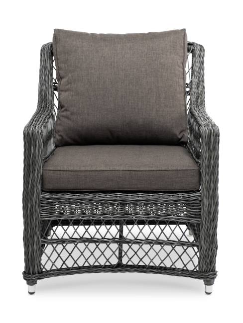 "Гранд Латте" кресло из искусственного ротанга, цвет графит "Гранд Латте" кресло из искусственного ротанга, цвет графит