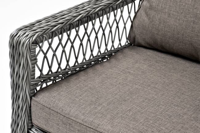 "Гранд Латте" кресло из искусственного ротанга, цвет графит "Гранд Латте" кресло из искусственного ротанга, цвет графит