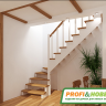 Деревянная лестница К-001м/1 под покраску Деревянная лестница К-001м/1 под покраску