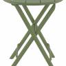 Стол пластиковый складной Helen Folding Table Ø60 оливковый Ø600х740 мм