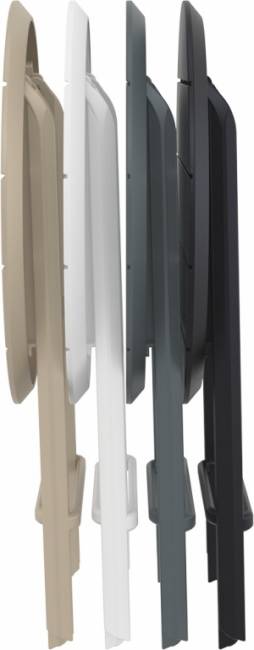 Стол пластиковый складной Helen Folding Table Ø60 оливковый Ø600х740 мм