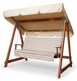 Матрас цветной "Зигзаг" для деревянных качелей СЕЛЕНА Матрас цветной "Зигзаг" для деревянных качелей СЕЛЕНА