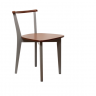 Стул Франк Ж, Орех/Серый Стул Франк Ж, Орех/Серый