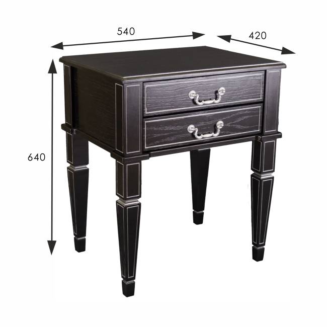 Тумба Васко В 118Н венге/серебро Тумба Васко В 118Н венге/серебро