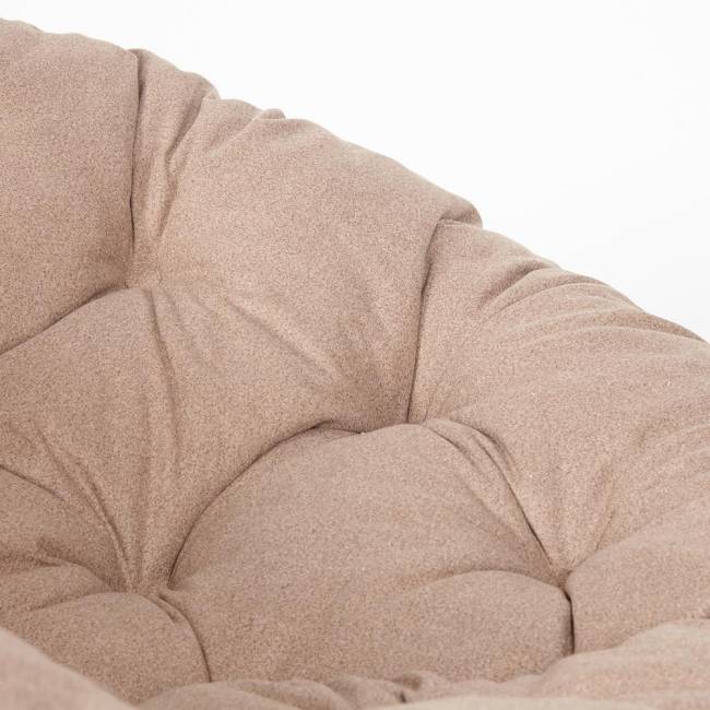 Кресло Папасан/Papasan (23/01 W) /с подушкой и ремешками/ 115х101х104см, пекан орех, экошерсть коричневый, 1811-5 Pecan (орех)