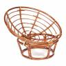Кресло Папасан/Papasan (23/01 W) /с подушкой и ремешками/ 115х101х104см, пекан орех, экошерсть коричневый, 1811-5 Pecan (орех)