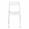 Стул ADDE (mod. C-049) металл/пластик, 39 х 49 х 78 см, White (белый) (Комплект из 8 шт.) белый металл/пластик